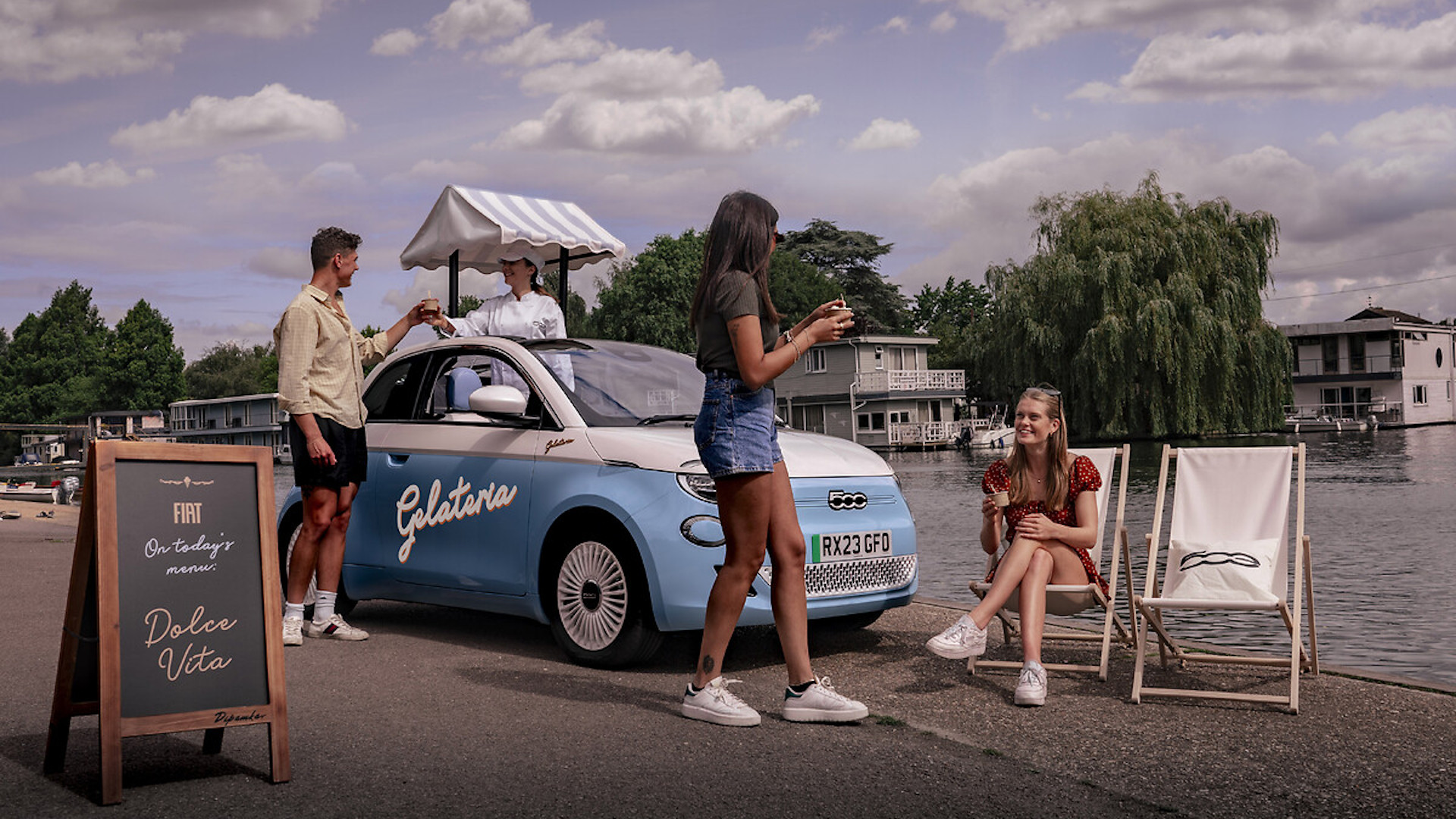 Fiat unveils new, zero emissions ice cream van